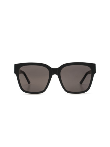 Balenciaga Bb0056S 001 55 - квадратна слънчеви очила, дамски, черни