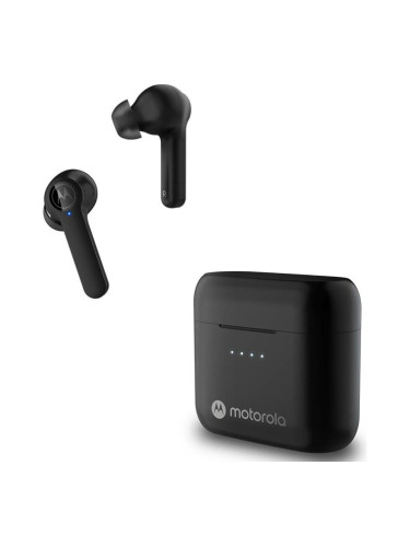 Слушалки Motorola BUDS-S ANC, безжични, Bluetooth, микрофон, до 6 часа време на работа, IPx5, черни