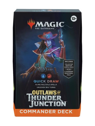  Magic the Gathering: Outlaws of Thunder Junction Commander Deck - Quick Draw