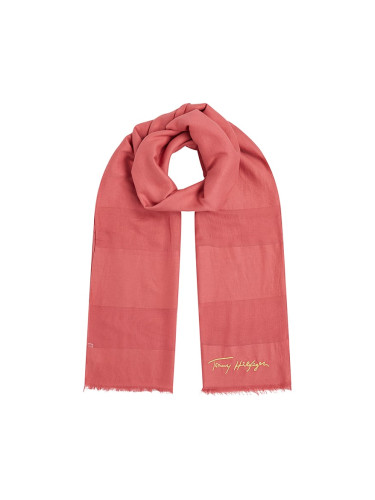 Tommy Hilfiger Scarf - ICONIC SOFT SCARF 100X200 pink