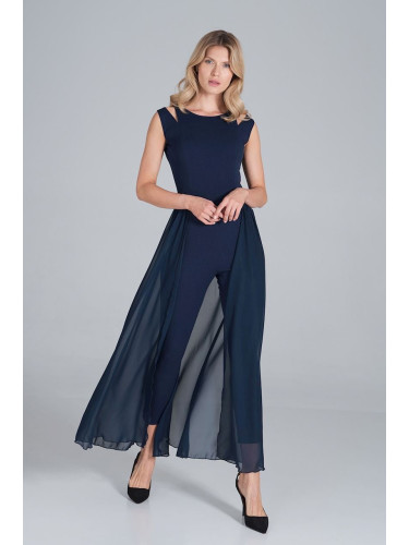 Figl Woman's Jumpsuit M842 Navy Blue