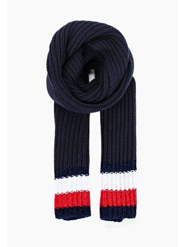 Tommy Hilfiger Scarf - CORPORATE CHUNKY KNIT SCARF dark blue