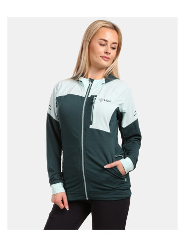 Women's Stretch Hoodie Kilpi MEMPHIS-W Dark Green