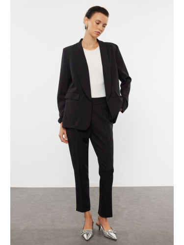 Trendyol Black Woven Trousers Blazer Jacket Bottom-Top Suit
