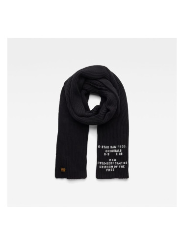 G-STAR Scarf - Effo Scarf Text black