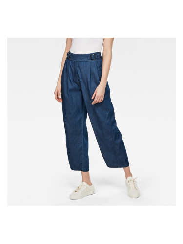 G-STAR Pants - Bristum pleated wide leg chino wmn blue