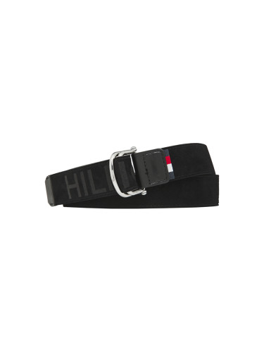 Tommy Hilfiger Belt - NEW D-RING LEATHER 3.5 black