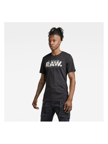 G-STAR T-shirt - RAW originals slim r t black