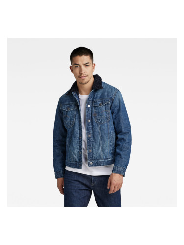 G-STAR Jacket - Arc 3D Sherpa Jacket Blue