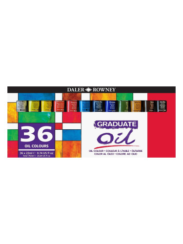 Daler Rowney Graduate Комплект маслени бои 36 x 22 ml