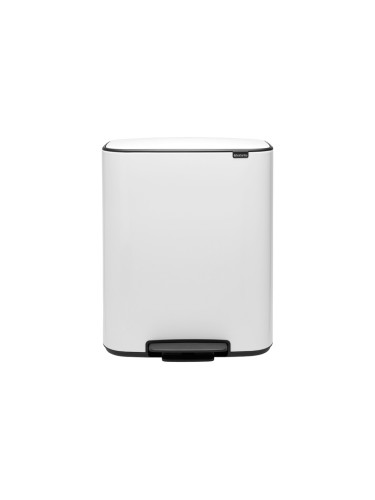 Кош за смет Brabantia Bo Pedal 60L, White