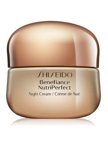 Shiseido Benefiance Nutriperfect Night Cream Ревитализиращ нощен крем против бръчки 50 ml