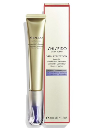 Shiseido Vital Perfection Intensive Wrinkle Spot Treatment Концентрат за коригиране на бръчки и петна 20 ml