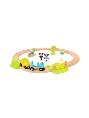 Brio комплект влакче и релси Mickey Mouse 32277