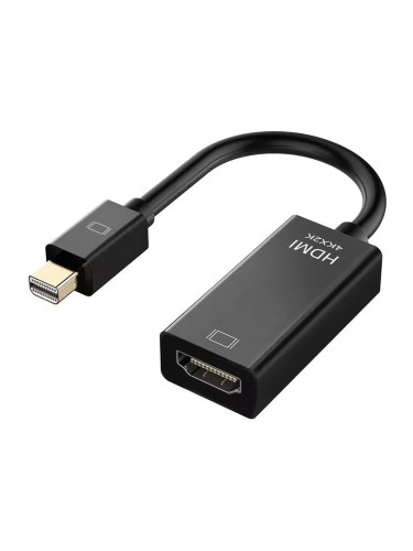 Преходник DeTech, Mini DisplayPort - HDMI, 4K, Черен - 17860