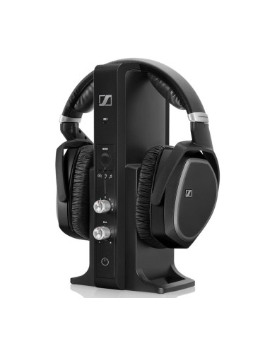 Слушалки Sennheiser RS 195, безжични, до 18 часа време на работа, черни