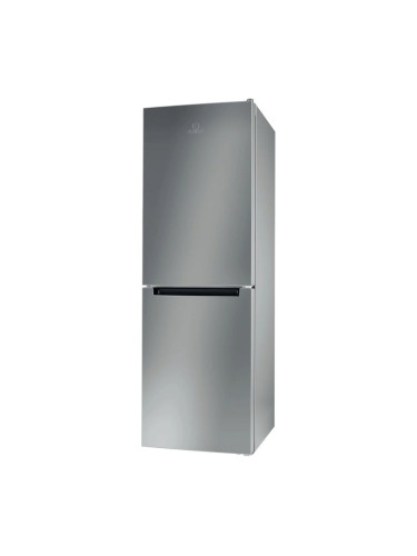 Хладилник с фризер Indesit LI7 S2E S, клас E, 308л. общ обем, свободностоящ, 233kWh/годишно разход на енергия, Low Frost, сребрист