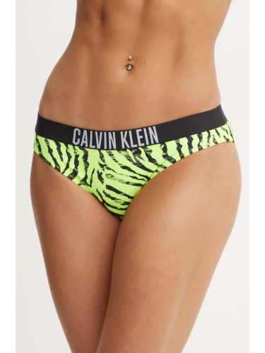 Долнище на бански Calvin Klein в зелено KW0KW02337