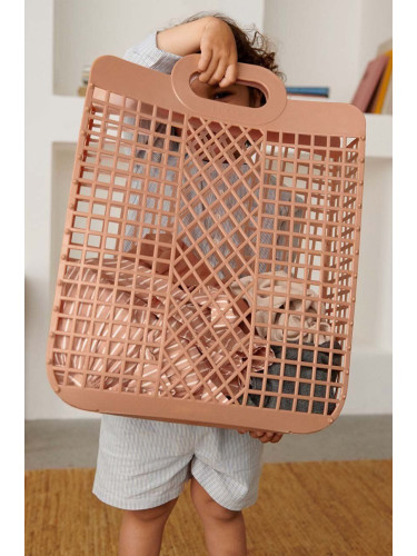 Плажна чанта Liewood Laureen Basket в оранжево LW17181