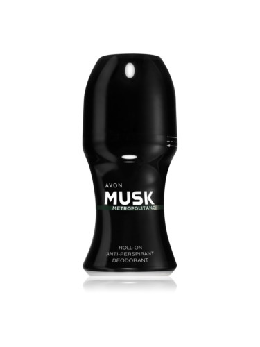 Avon Musk+ Metropolitano дезодорант антиперспирант рол-он за мъже 50 мл.