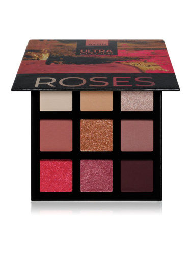 Avon Ultra Colour палитра сенки за очи цвят Roses 6,3 гр.