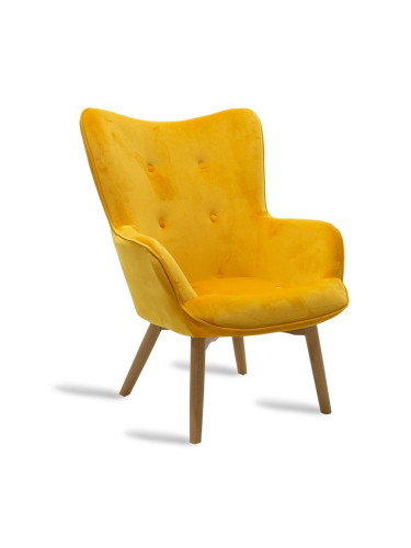 Кресло жълт цвят