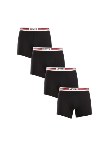 4PACK men's boxers Levis black