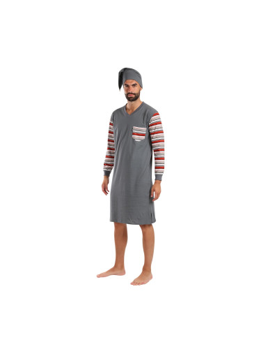 Men's nightgown Foltýn grey