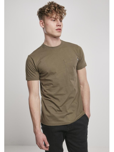 Basic pocket t-shirt olive