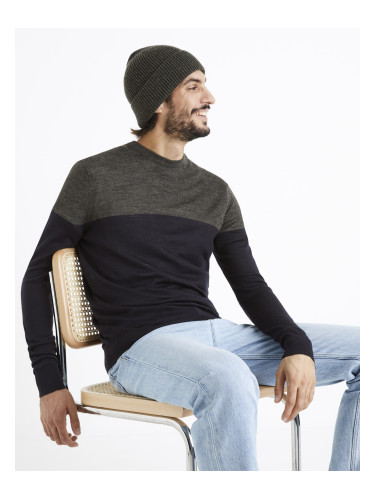 Celio Wool Sweater Cemeribloc - Mens