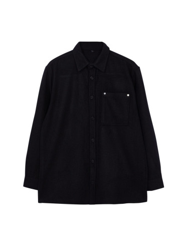 Trendyol Black Oversize Fit Cachet Winter Shirt