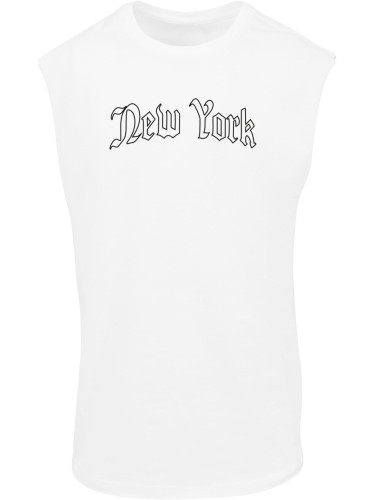 Men's tank top New York white