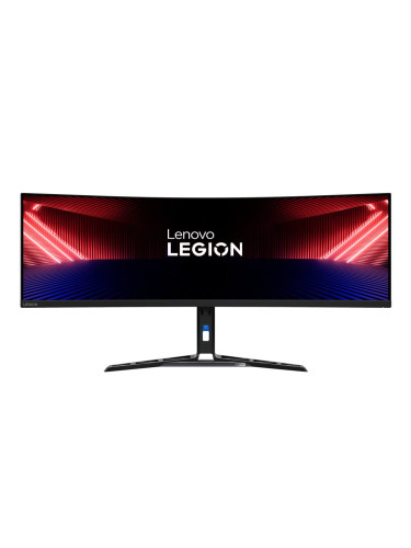 Монитор Lenovo Legion R45w-30 (67B1GAC3EU), 44.5" (113.05cm) Curved VA панел, 165Hz, DQHD, 1ms, 450cd/m2, DisplayPort, HDMI, USB Hub, RJ45