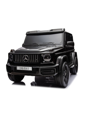 Двуместна джип G63 4X4 24V батерия,MP3, с меки гуми с  Кожен