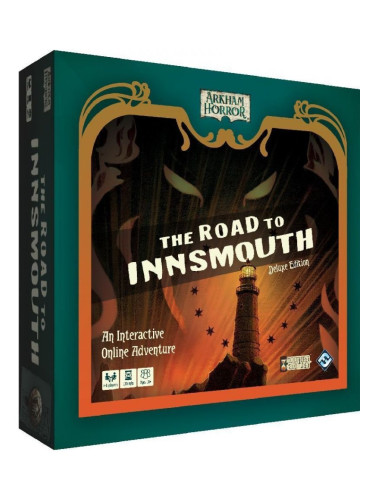  Настолна игра Arkham Horror: The Road to Innsmouth (Deluxe Edition) - кооперативна