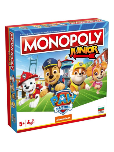  Настолна игра Monopoly Junior: Paw Patrol (българско издание) - Детска