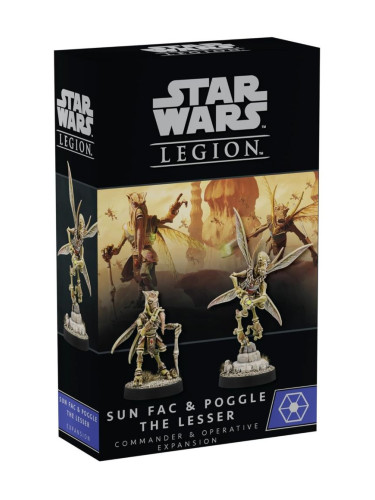  Разширение за настолна игра Star Wars: Legion - Sun Fac &amp; Poggle the Lesser Commander