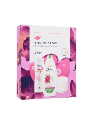 Dove Time To Glow Bath & Body Collection Подаръчен комплект