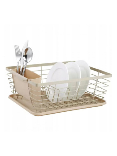 Сушилник за съдове Kinghoff KH 1838, Поставки за прибори, Бежов
