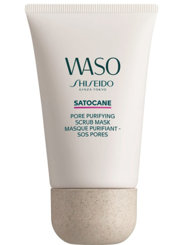 Shiseido WASO Satocane Pore Purifying Scrub Mask Почистваща порите скраб маска с глина 80 ml