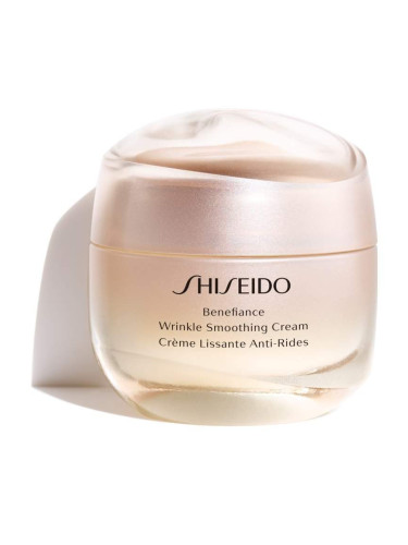 Shiseido Benefiance Wrinkle Smoothing Cream, Дневен и нощен крем против бръчки за всички типове кожа на лицето, 24h, 50 ml