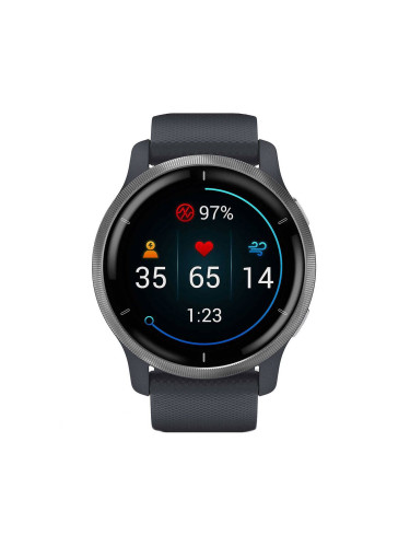 Часовник Garmin Venu 2 Silver/Graphite Blue 010-02430-10