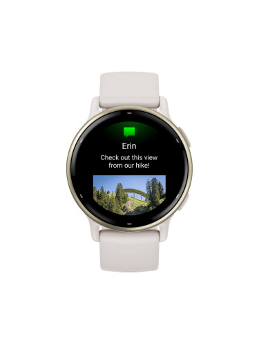 Смарт часовник Garmin Vivoactive 5 Cream Gold/Ivory 010-02862-11