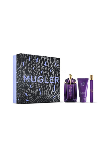 Mugler Alien Подаръчен комплект EDP 60 ml + лосион за тяло 50 ml + EDP 10 ml