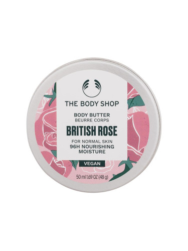 The Body Shop British Rose Масло за тяло за жени 50 ml