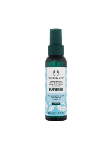 The Body Shop Peppermint Invigorating Foot & Leg Mist Спрей за крака за жени 100 ml