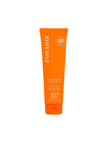 Lancaster Sun Sensitive Oil-Free Milk SPF50 Слънцезащитна козметика за тяло 150 ml увредена кутия