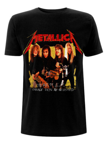 Metallica Риза Garage Photo Yellow Unisex Black 2XL