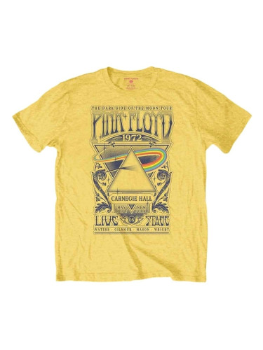 Pink Floyd Риза Carnegie Hall Poster Unisex Yellow L