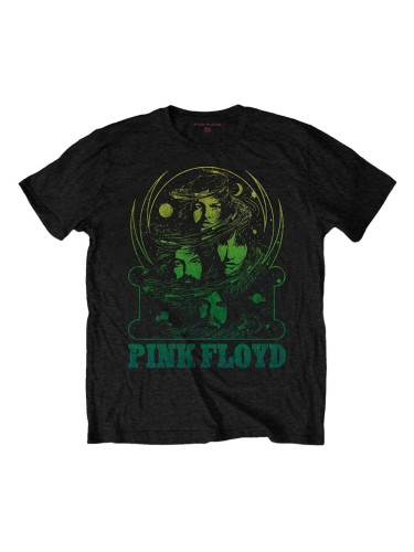 Pink Floyd Риза Green Swirl Unisex Black 2XL